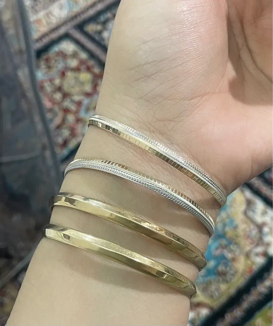 النگو طلا سایز ۱ و ۲ در حدنو ۴ درصد روی تابلو|جواهرات|مشهد, حجاب (شهرک غرب)|دیوار