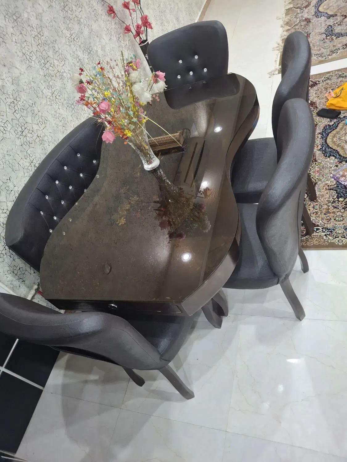 میز ناهار خوری ۶ نفره|میز و صندلی غذاخوری|خرمشهر, |دیوار