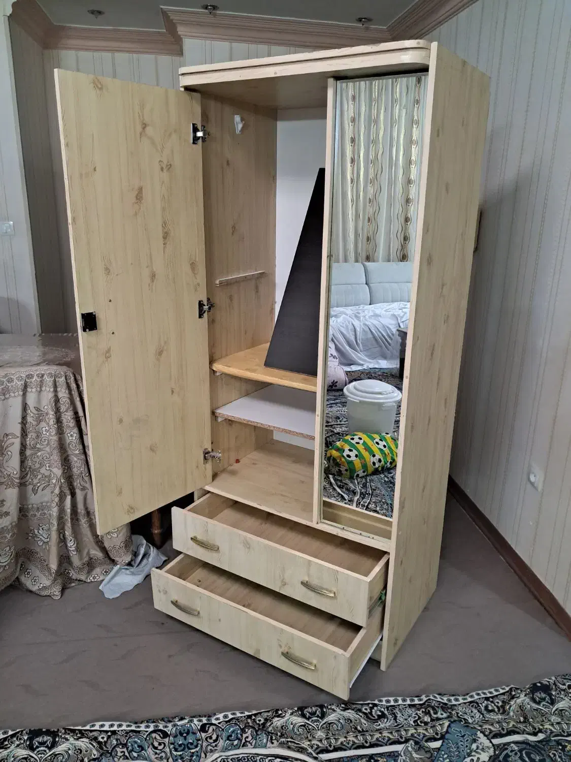 کمد لباس و وسایل|جاکفشی، کمد، دراور|بجنورد, |دیوار