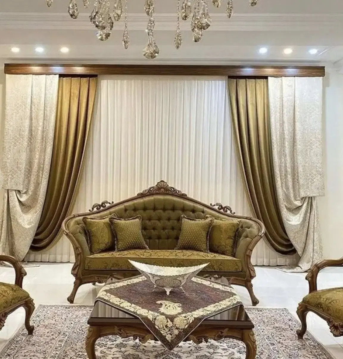 پرده مینیمال طاهر ۱۱۰|پرده، رانر، رومیزی|تبریز, |دیوار