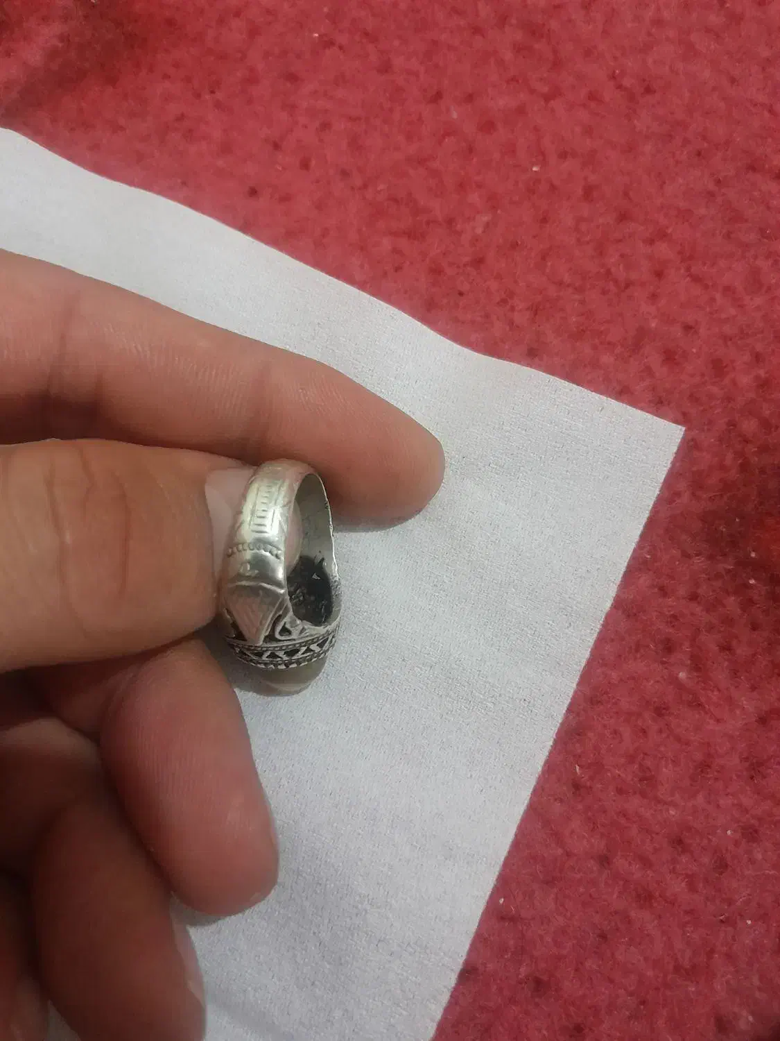 انگشتر بابا قوری سنگ اصل|جواهرات|مسجد سلیمان, |دیوار