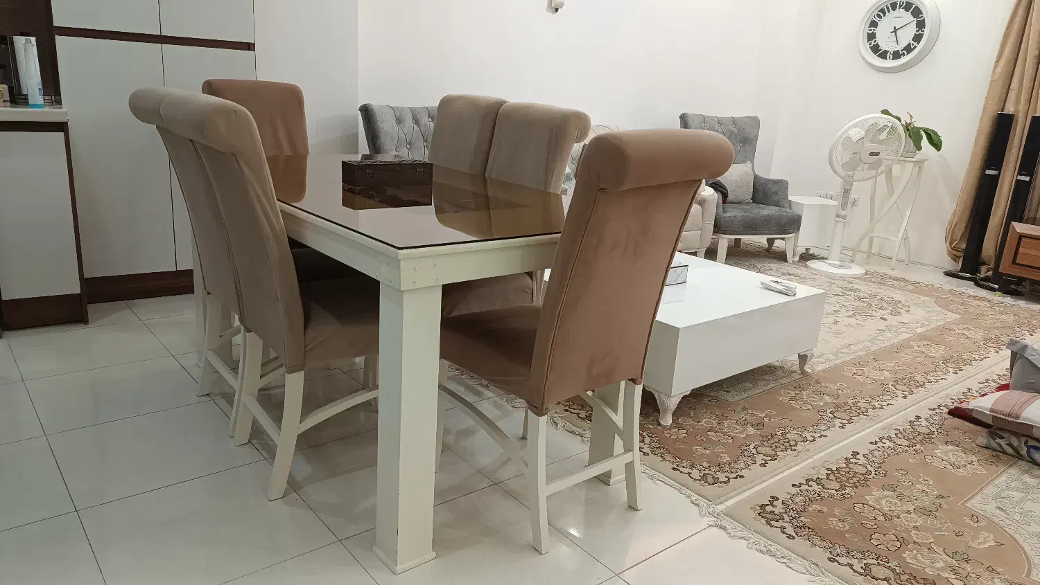 میز ناهارخوری شش نفره|میز و صندلی غذاخوری|بهشهر, |دیوار