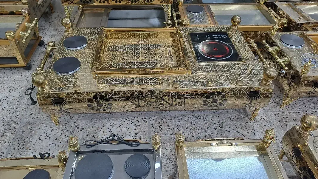 منقل های سوری طلایی و مشکی|اجاق گاز و لوازم برقی پختوپز|اهواز, کوی مهدیس|دیوار