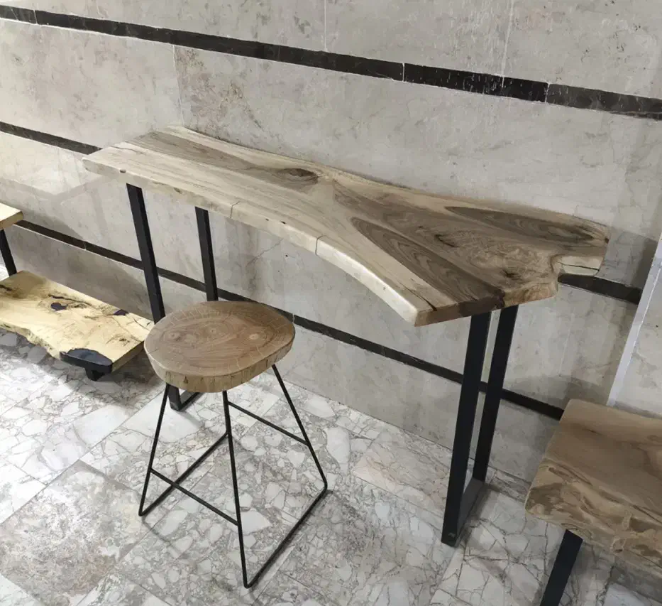 کنسول و بوفه چوب فوق حرفه ای کنده درخت|بوفه، ویترین، کنسول|اهواز, پادادشهر|دیوار