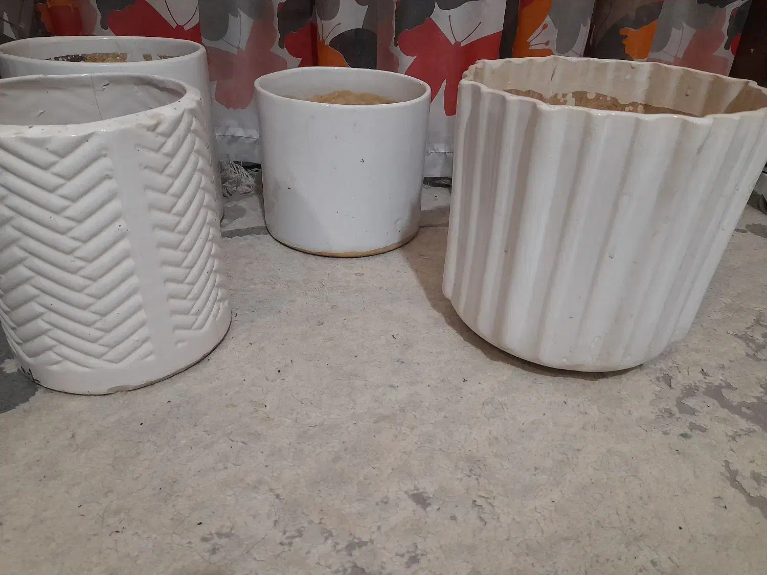 گلدان سرامیکی|گل مصنوعی|مشهد, خواجه ربیع|دیوار