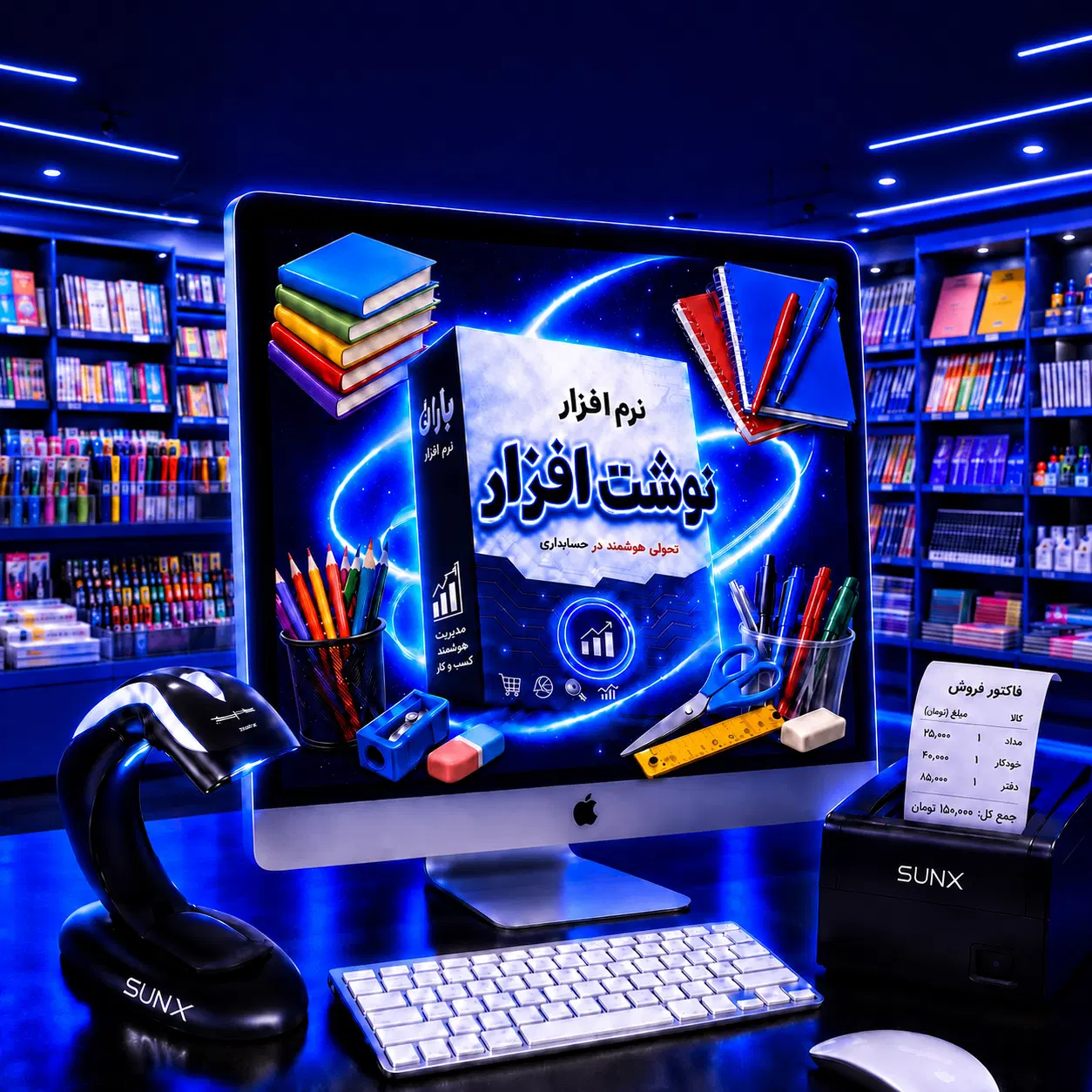نرم افزار حسابداری ویژه لوازم تحریر|خدمات رایانهای و موبایل|اهواز, کیانپارس |دیوار