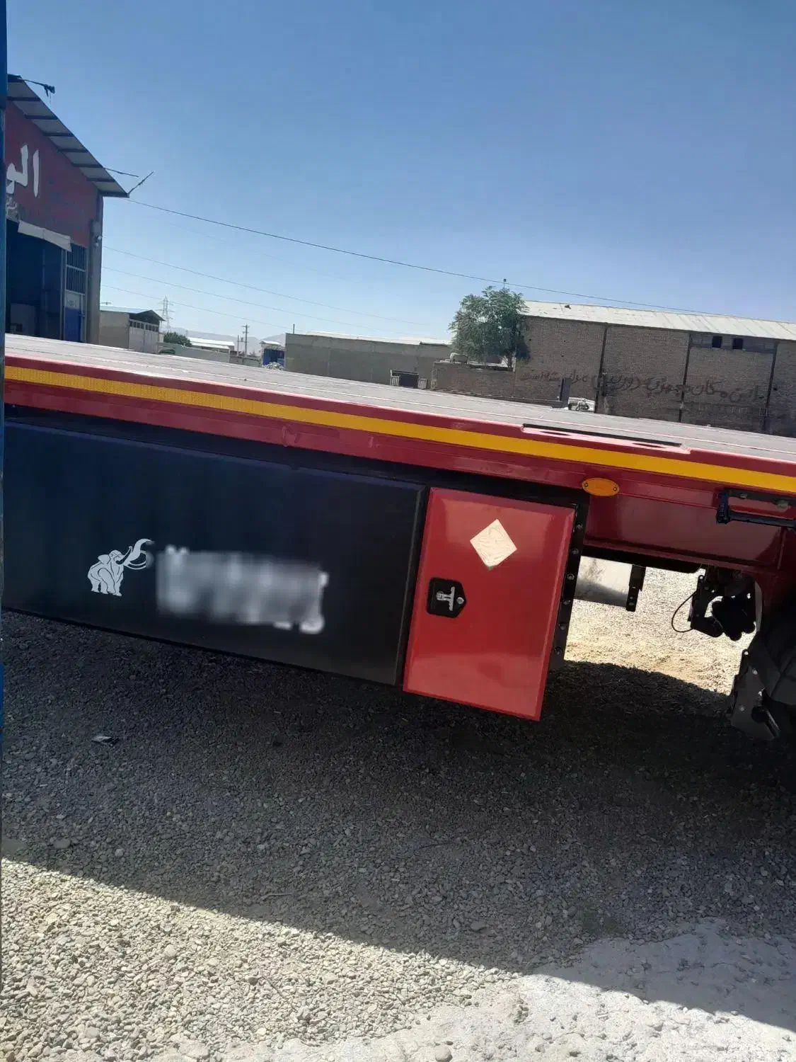 تریلی کمپرسی مارل وماموت کف تیغه کانتین|خودرو سنگین|حاجی آباد, |دیوار