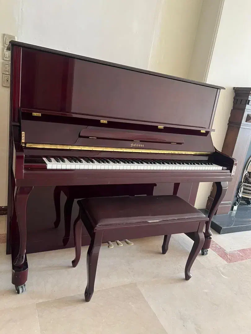پیانو دست دوم آکوستیک فالکون آلبالویی|پیانو، کیبورد، آکاردئون|تهران, قیطریه|دیوار