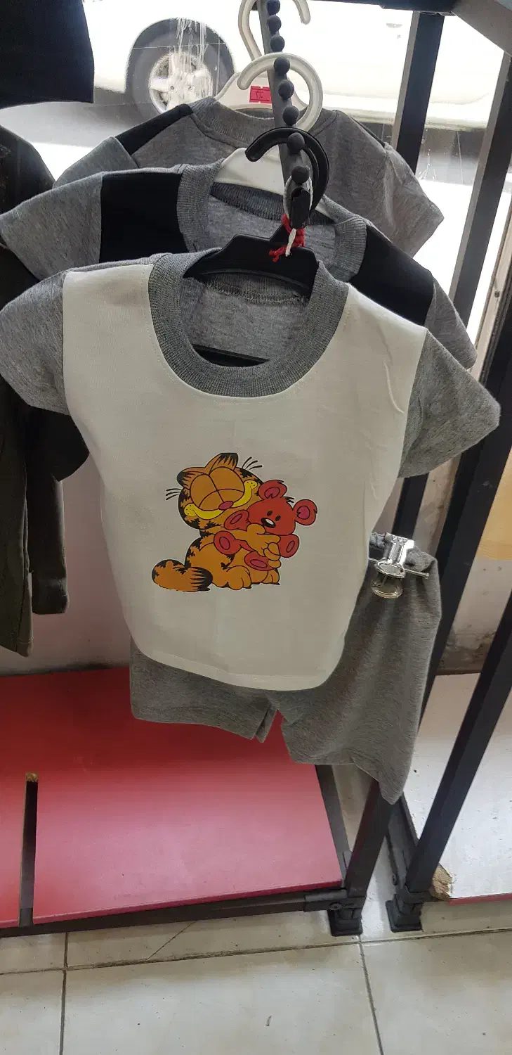 ست  تیشرت شلوارک خانگی زیر ۱۰۰ هزار تومان|کفش و لباس بچه|کرج, برغان|دیوار