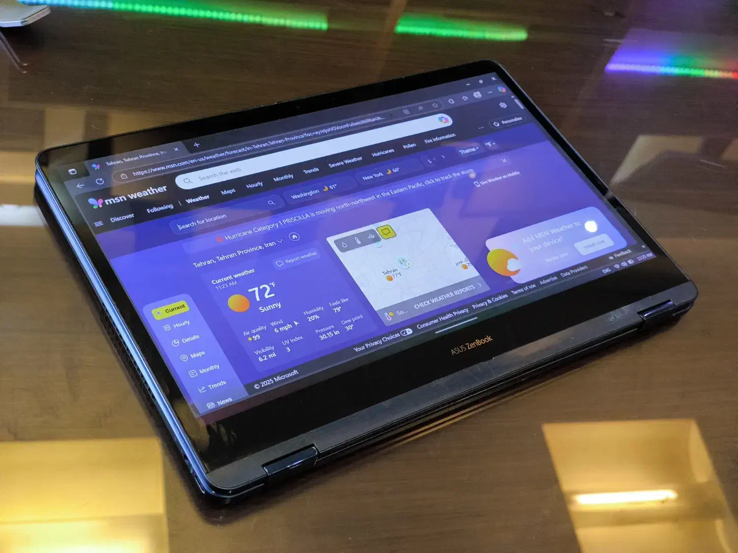 ایسوز زن بوک فلیپ ZenBook Flip پردازنده i7 رم ۱۶|رایانه همراه|تهران, میدان ولیعصر|دیوار