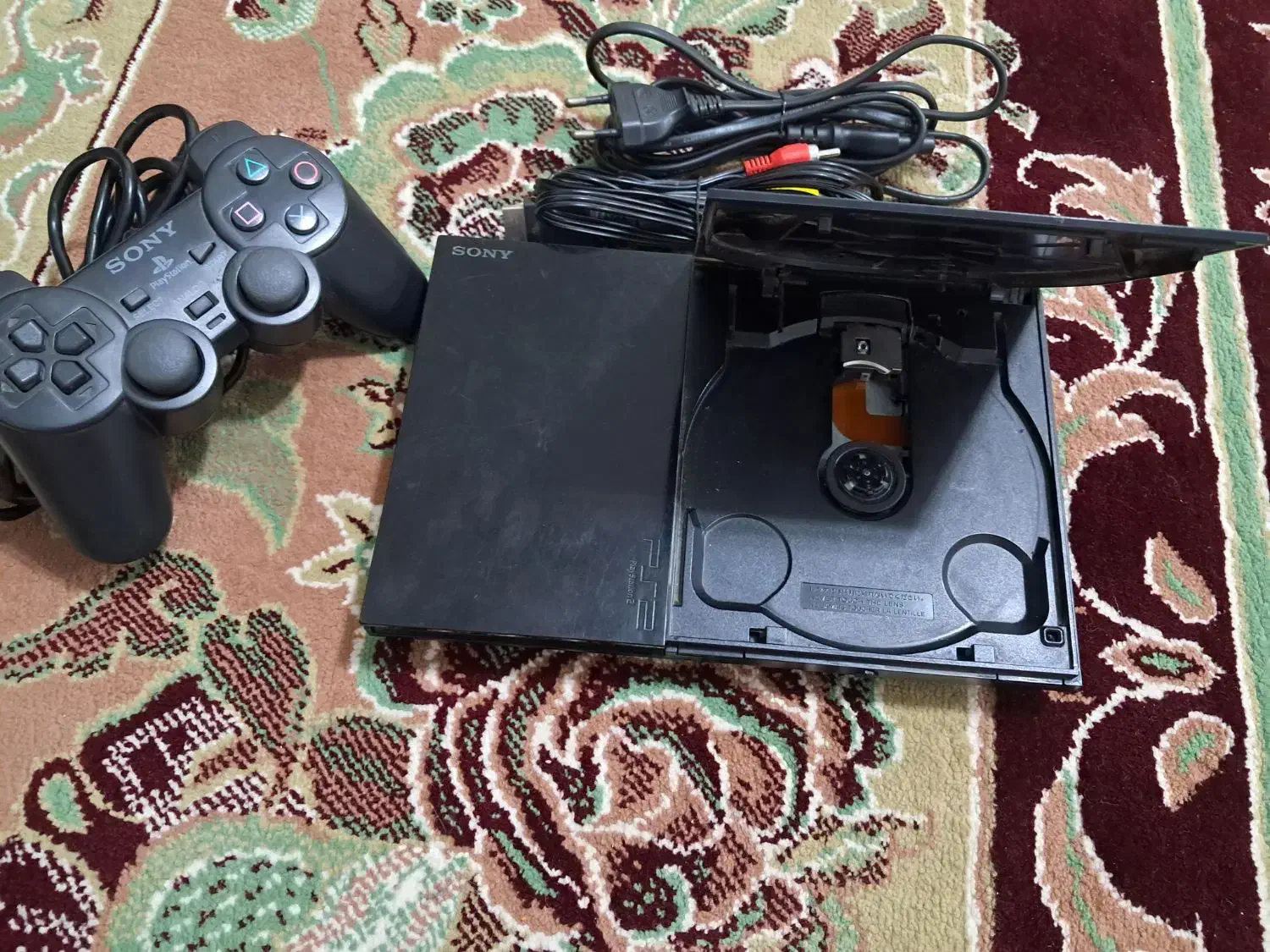 ps2 به همراه دسته|کنسول، بازی ویدئویی و آنلاین|کوهی‌خیل, |دیوار