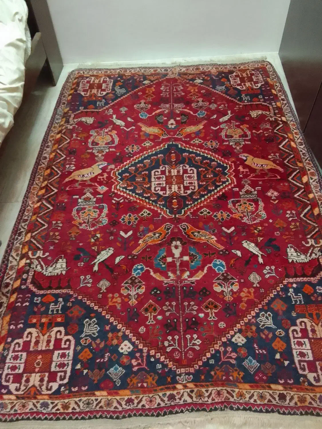 فرش دستباف قشقایی|فرش|گرگان, |دیوار