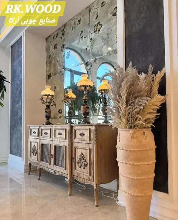 میز آرایش سرویس چوب تخت جهیزیه کنسول میز تلویزیون|بوفه، ویترین، کنسول|مشهد, فریزی|دیوار