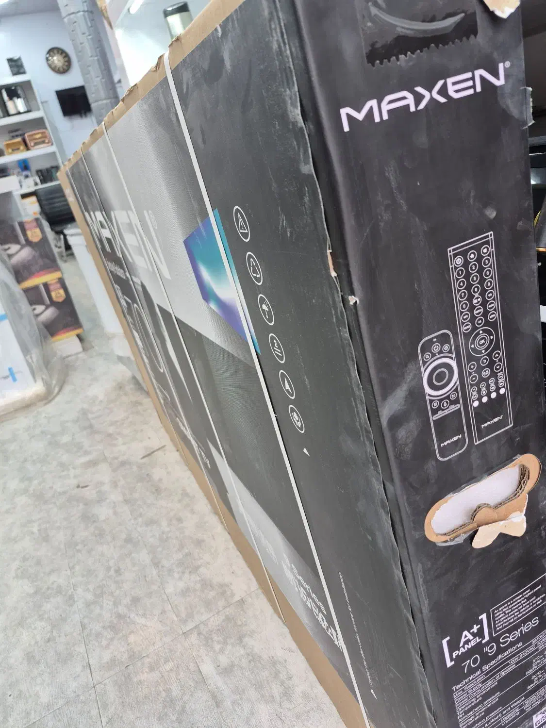 تلویزیون هوشمند مکسن  سایز ۷۰ اینچ Ultra HD 4K|تلویزیون و پروژکتور|کاشان, رسالت|دیوار