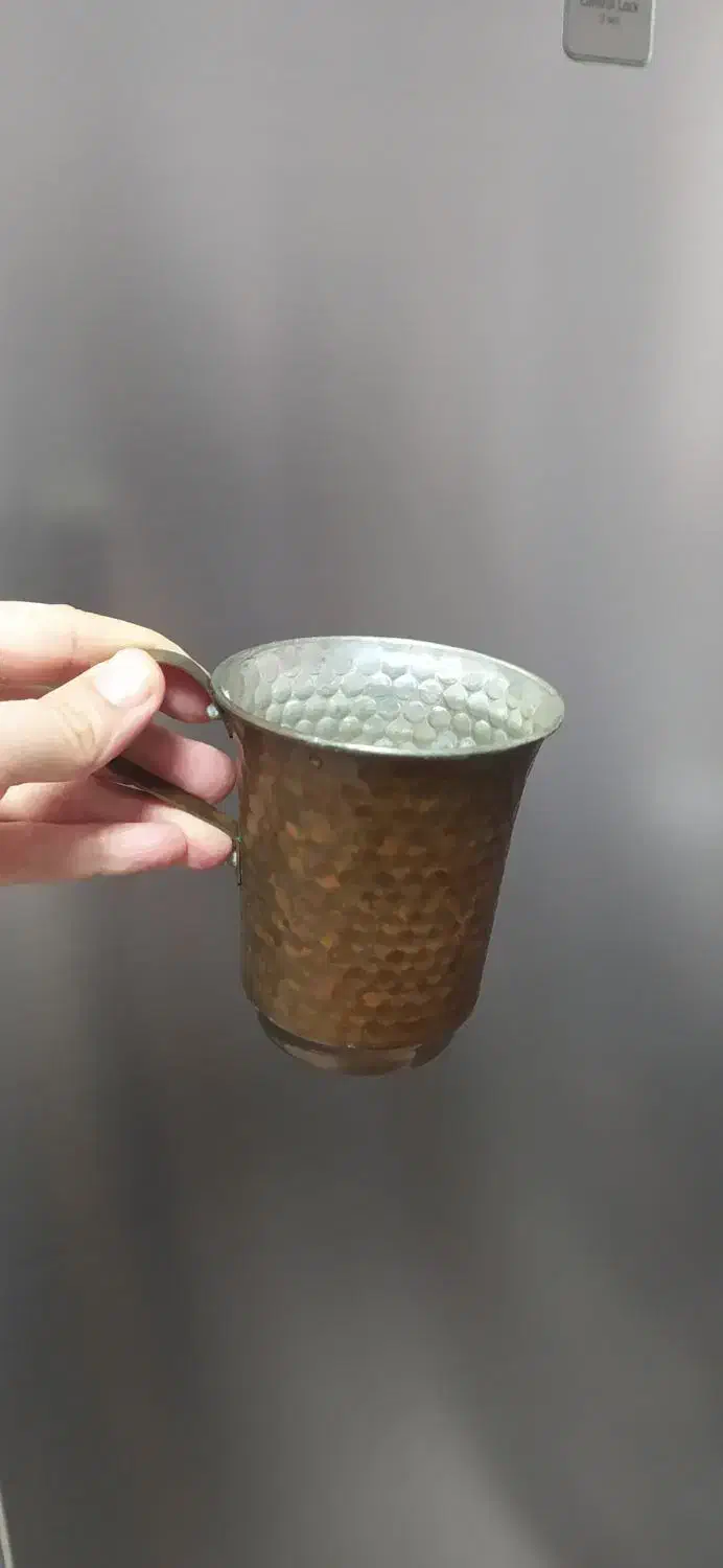 پارچ و لیوان مسی|کلکسیون اشیاء عتیقه|اهواز, کیان اباد|دیوار