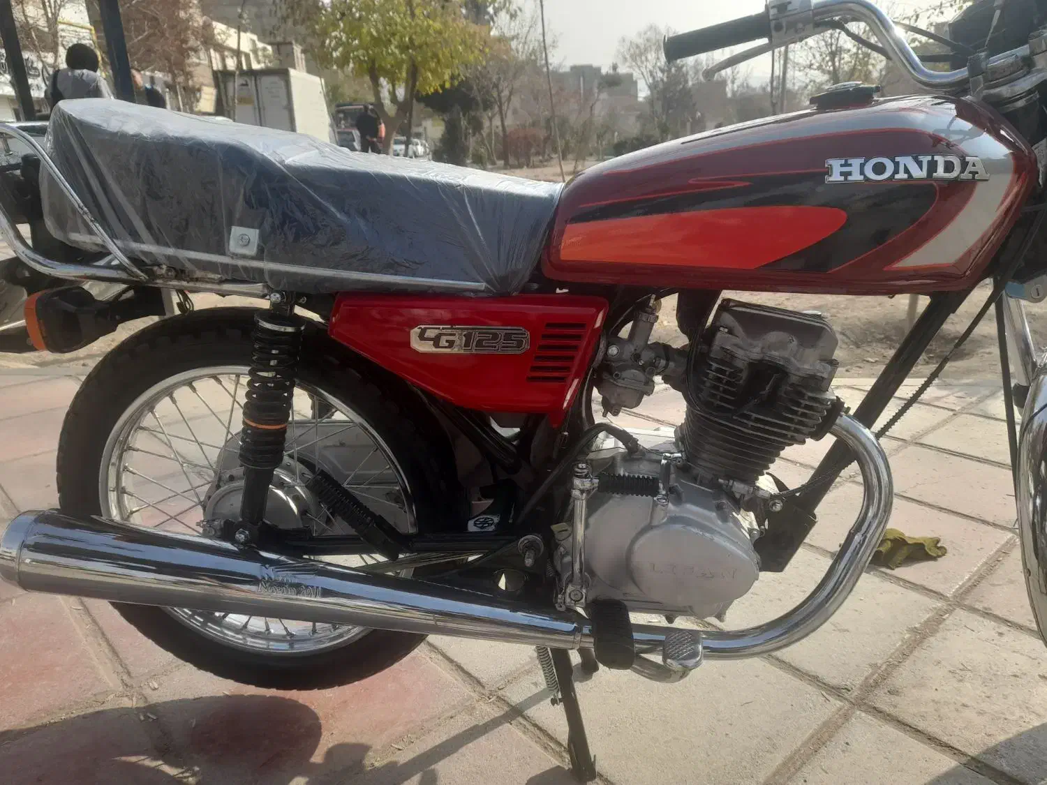 هوندا ۱۲۵ درحد مدل ۹۳|موتورسیکلت|تهران, خاک سفید|دیوار