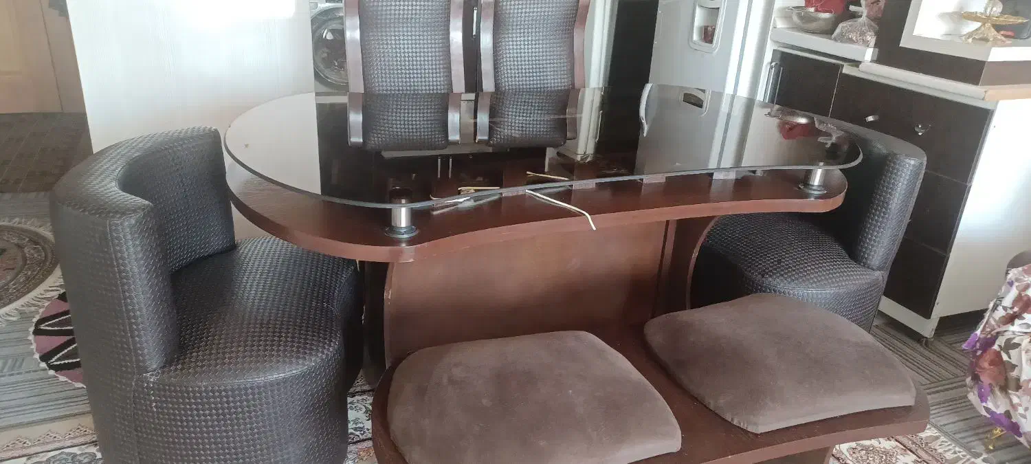 میز ناهار خوری ۶ نفره|میز و صندلی غذاخوری|فولادشهر, مسکن مهر فولادشهر|دیوار