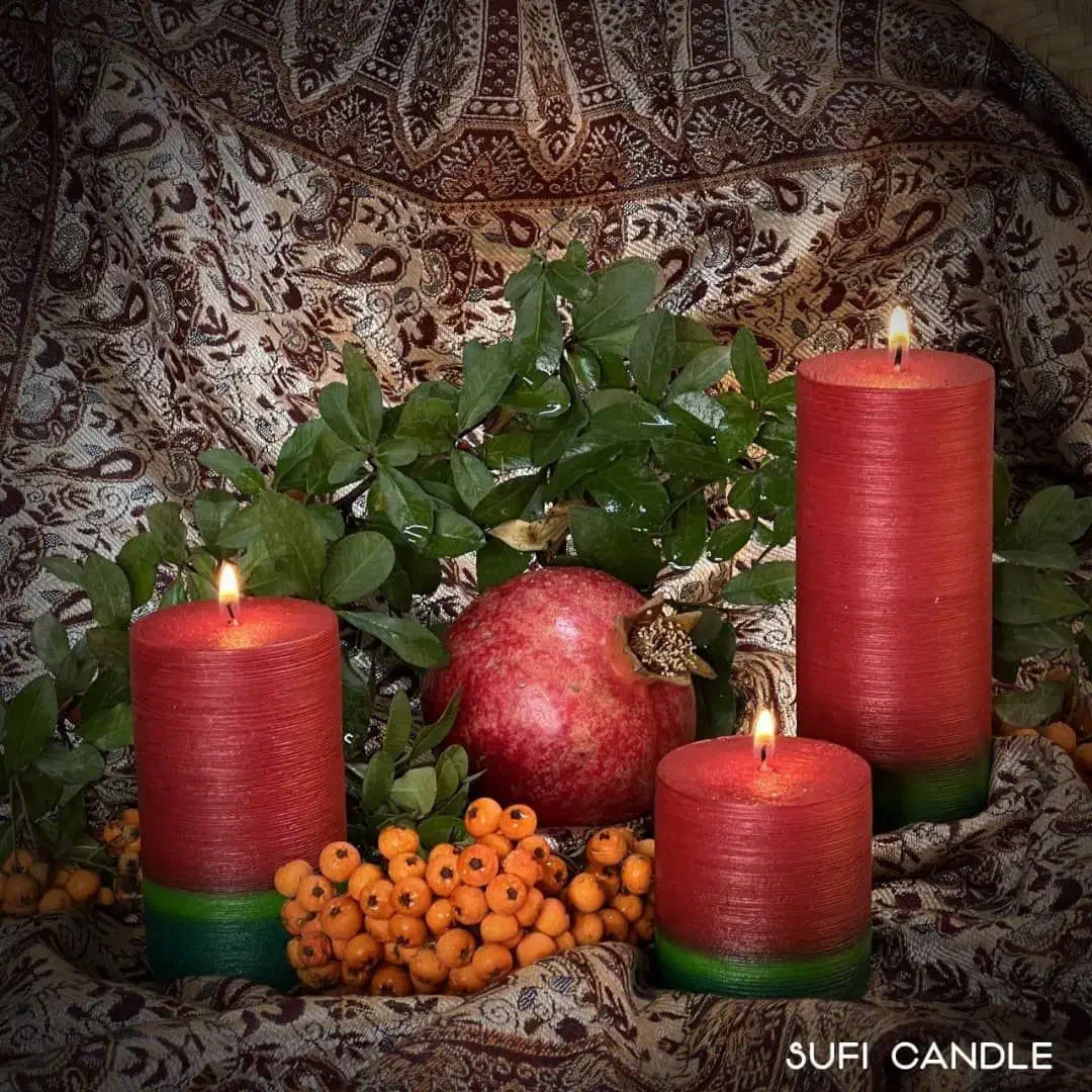 شمع وارمر یلدایی لیوانی بانکه وارمر عمده و تکی|صنایع دستی و سایر لوازم تزئینی|آفتاب, |دیوار