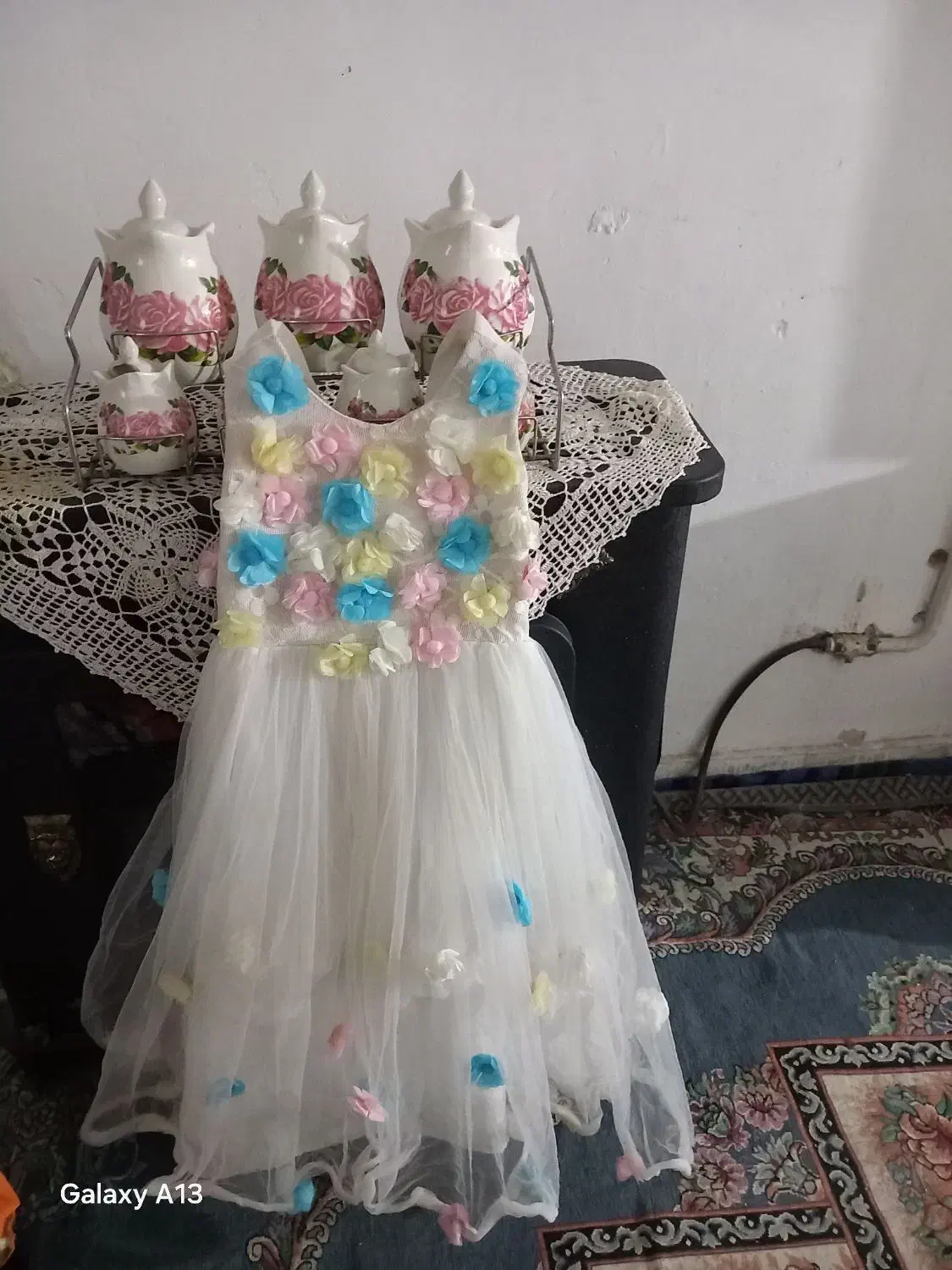 لباس تولد یا مجلسی دخترانه. غیره|کفش و لباس بچه|مشهد, شهرک مطهری|دیوار