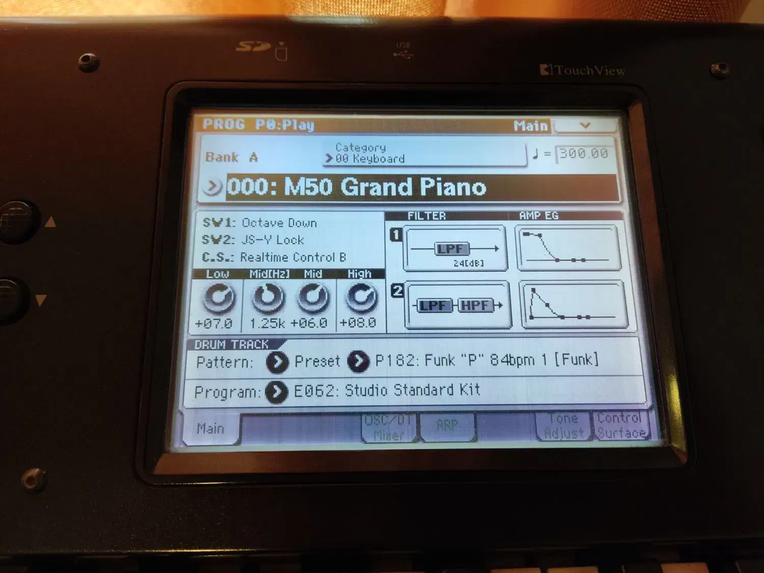 کیبورد سینتی سایزر ورک استیشن ارگ کرگ korg m50|پیانو، کیبورد، آکاردئون|تهران, تهرانپارس غربی|دیوار