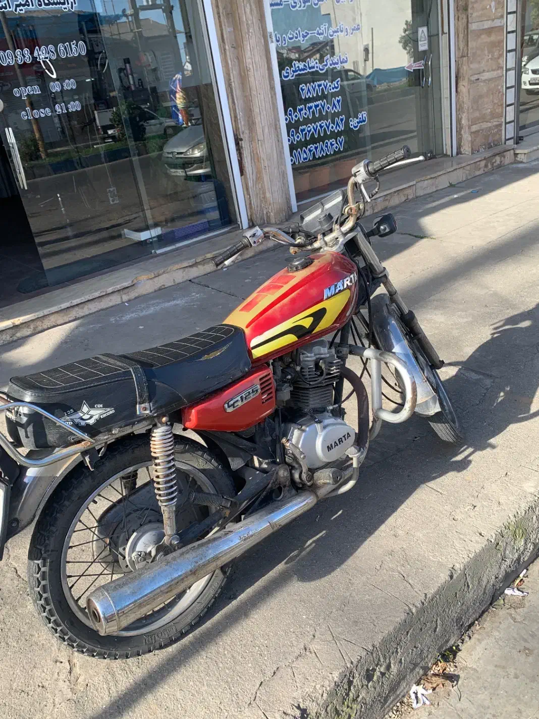 موتور هوندا ۱۲۵ مارتا|موتورسیکلت|خرم‌آباد (تنکابن), |دیوار