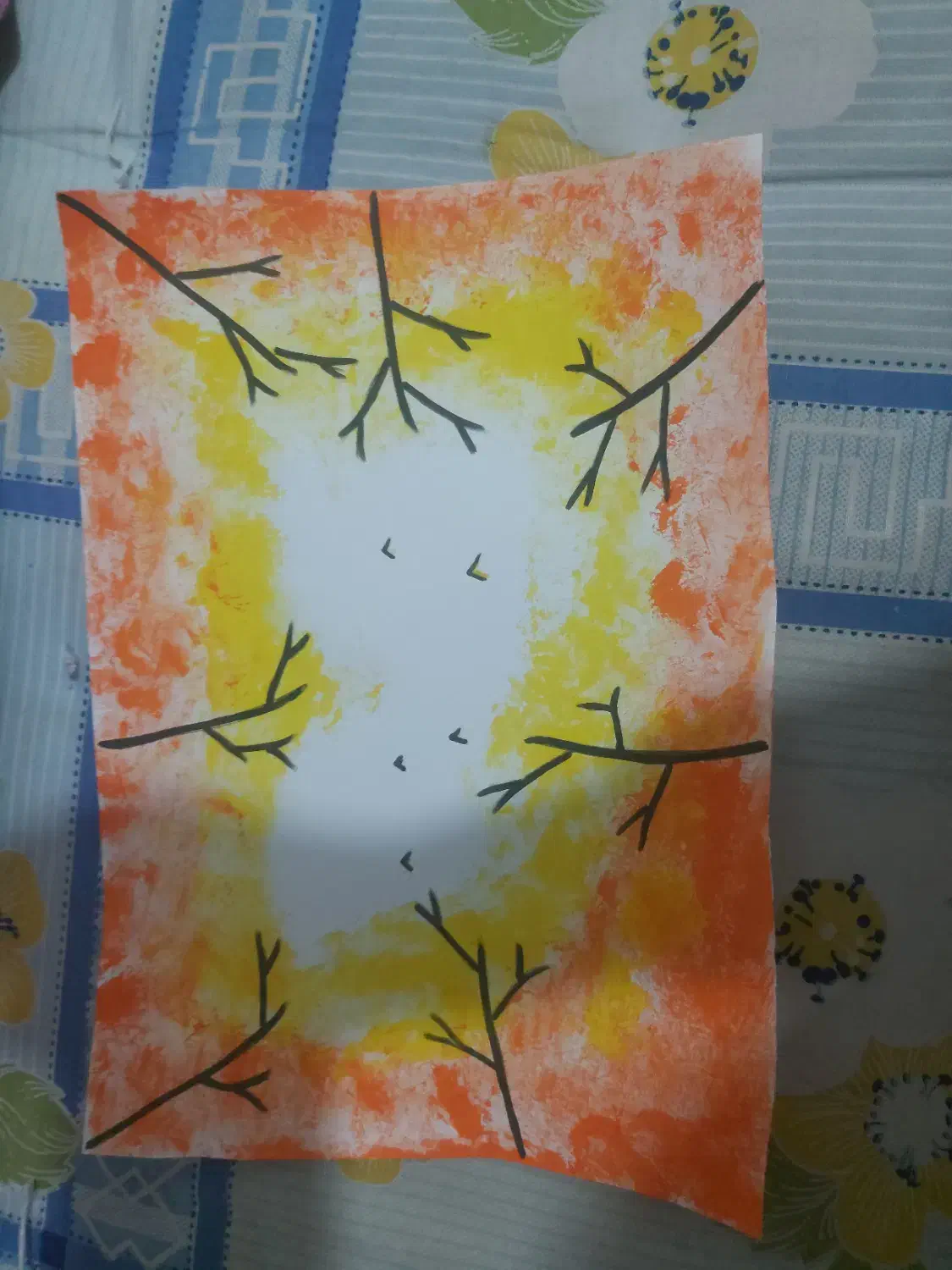 نقاشی پاییز|تابلو، نقاشی، عکس|بندر ماهشهر, |دیوار