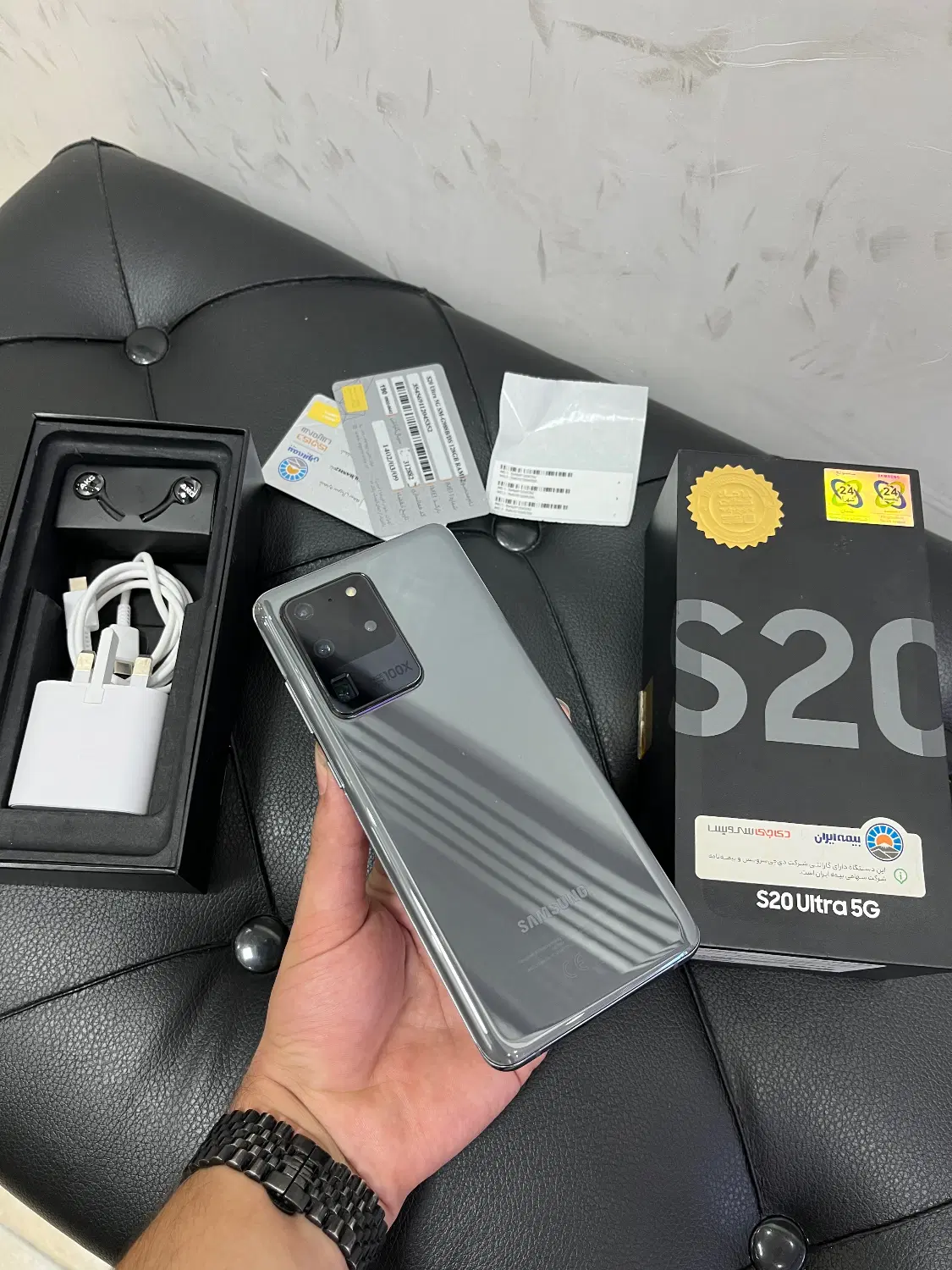 پرچمدار سامسونگ galaxy S20 Ultra 5G در حد نو|موبایل|ارومیه, |دیوار