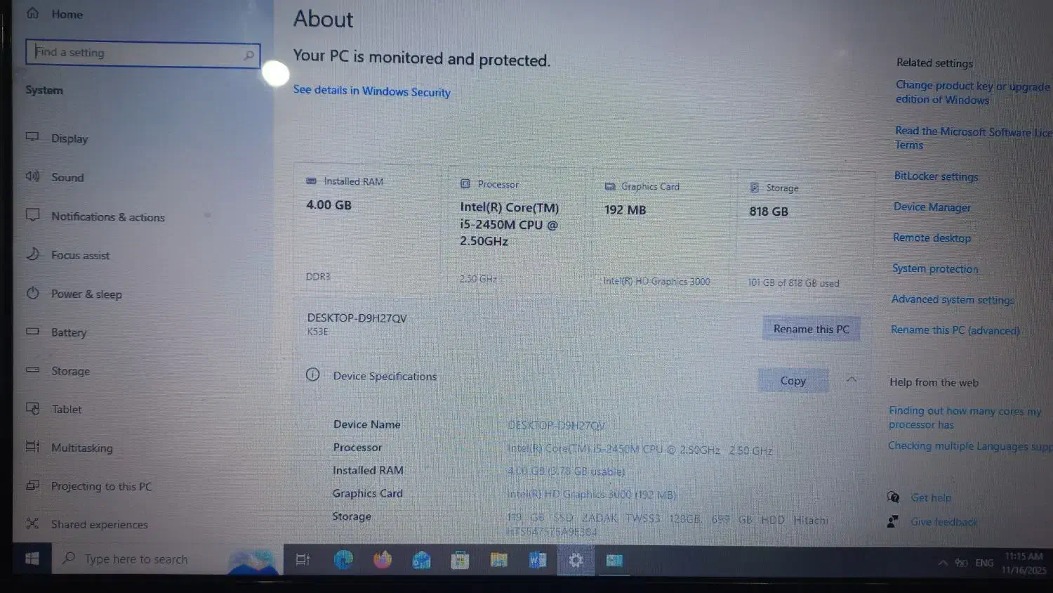 لپ تاپ کار کرده|رایانه همراه|اندیمشک, |دیوار