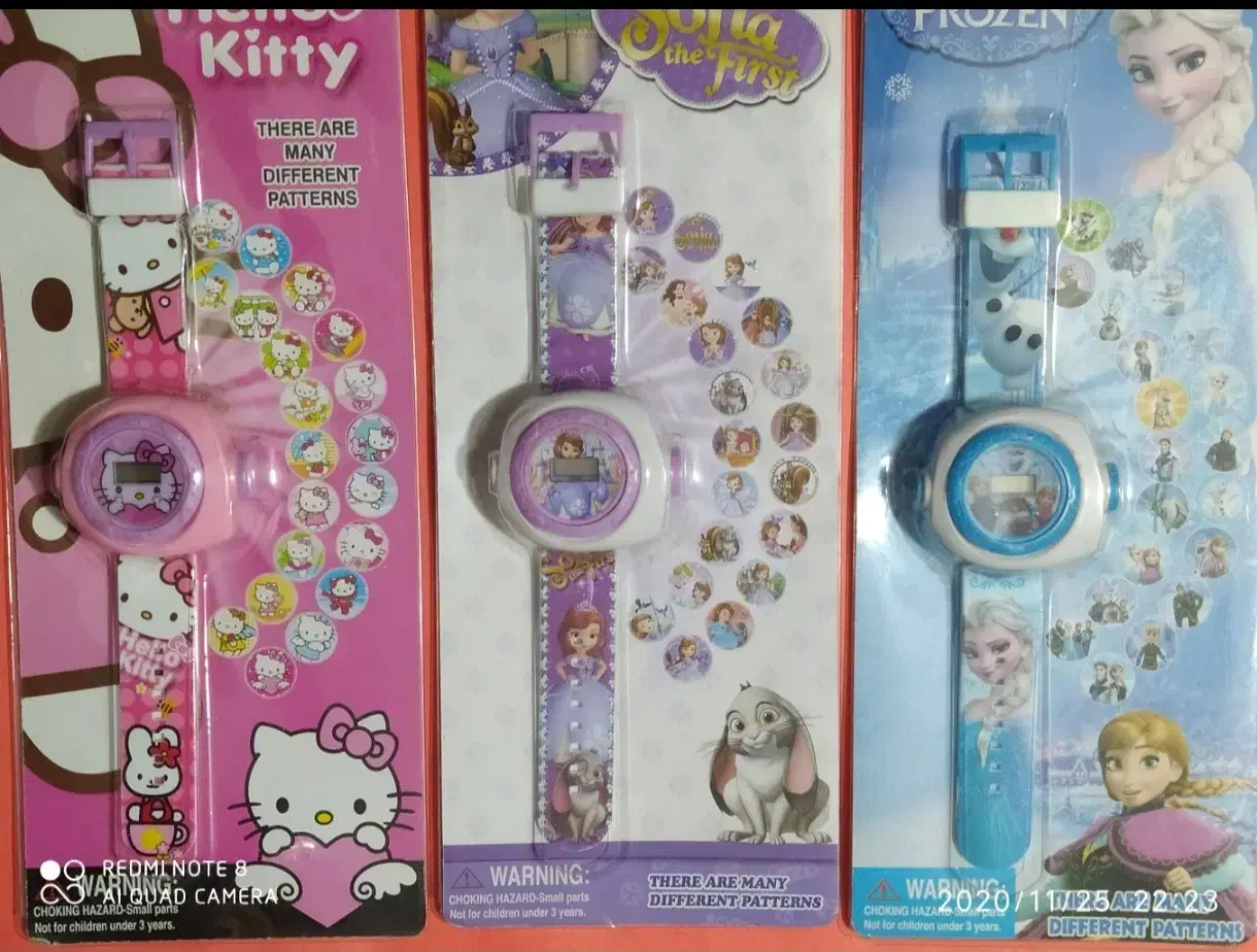 تعدادی ساعت پرژکتور دار بچه گانه (اسباب بازی )|اسباببازی|پردیس, فاز ۳|دیوار