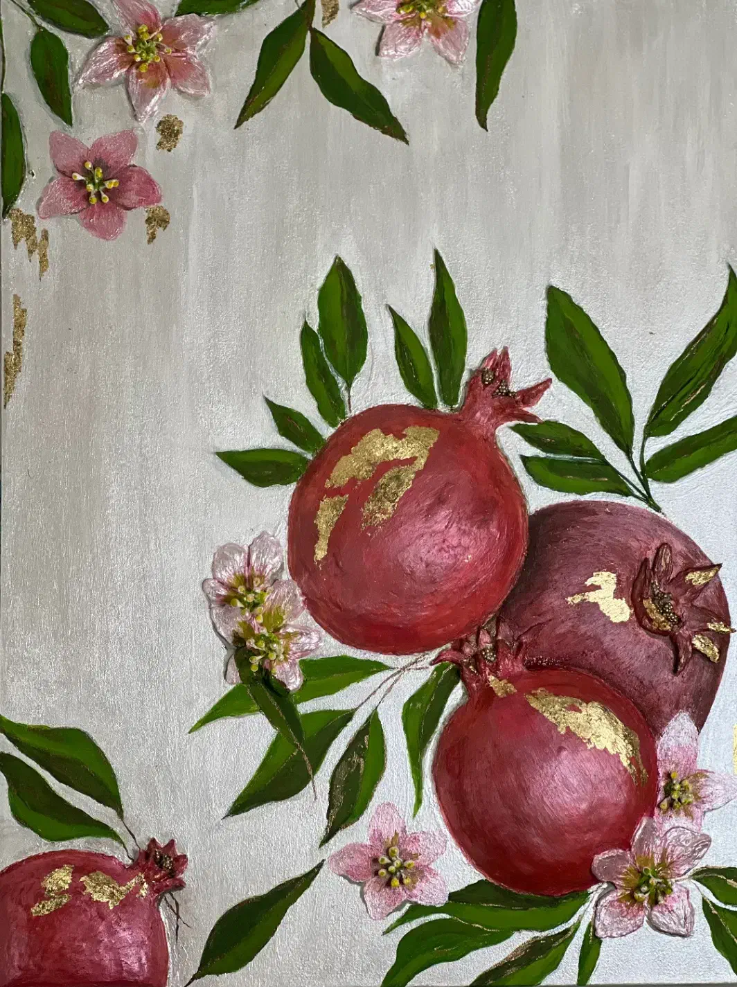 تابلو زیبای انار(نماد ثروت،عشق و چشم زخم )|تابلو، نقاشی، عکس|تهران, محمودیه|دیوار