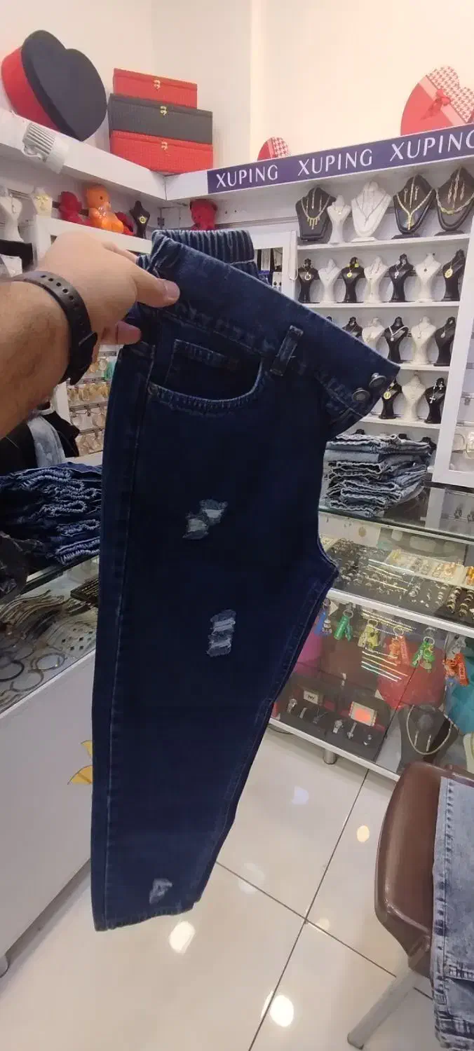 شلوار جین . پارچه ای . کتان ، زنانه|لباس|تبریز, |دیوار