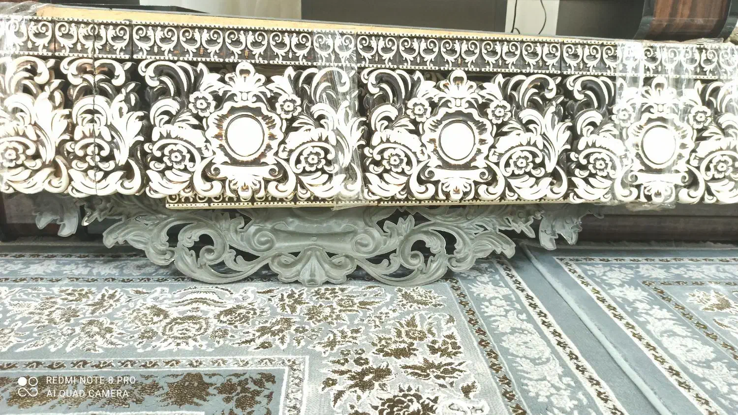 کتیبه استخوانی|پرده، رانر، رومیزی|اردبیل, |دیوار