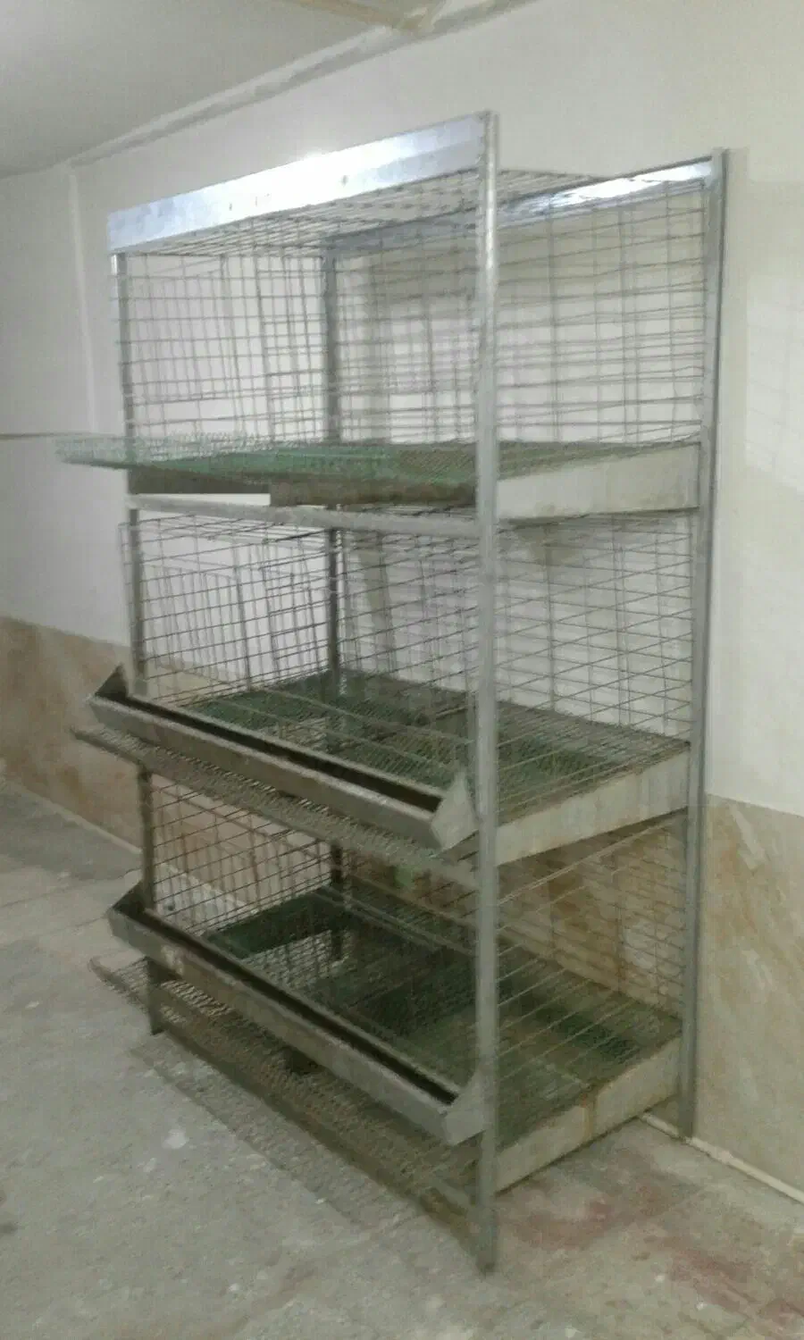 قفس مرغ تخمگذار سه  طبقه پراور|لوازم جانبی حیوانات|مشهد, رضاییه|دیوار