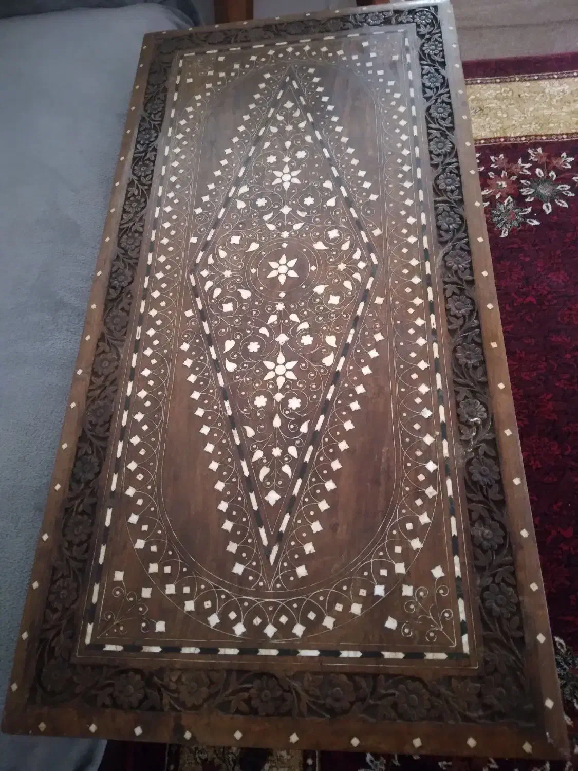 میز عسلی قدیمی هندی|مبلمان خانگی و میز عسلی|بندر انزلی, ساحل قو|دیوار