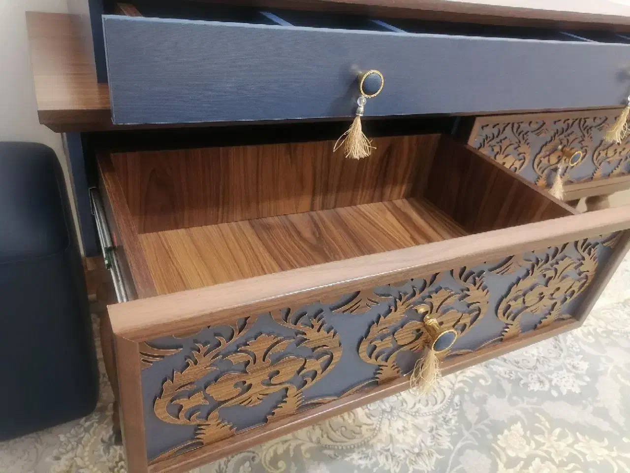 دراور و میز آرایش|جاکفشی، کمد، دراور|سمیرم, |دیوار