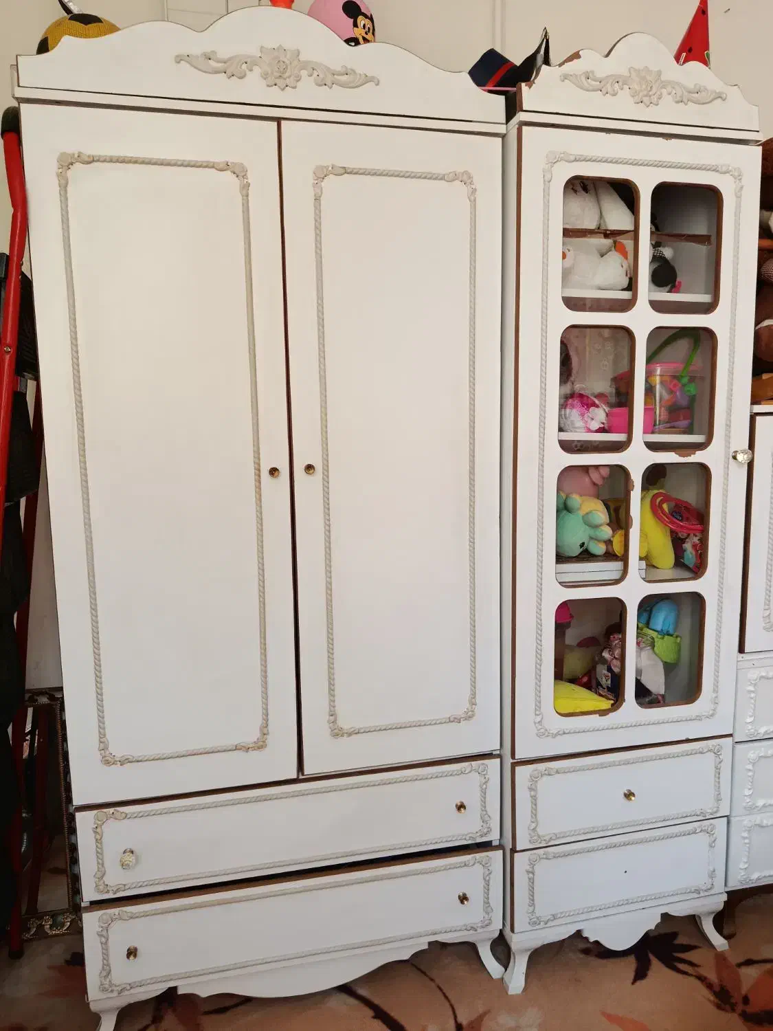 یه سرویس خواب کودک و یک عدد تخت نوجوان|تخت و سرویس خواب|قزوین, |دیوار