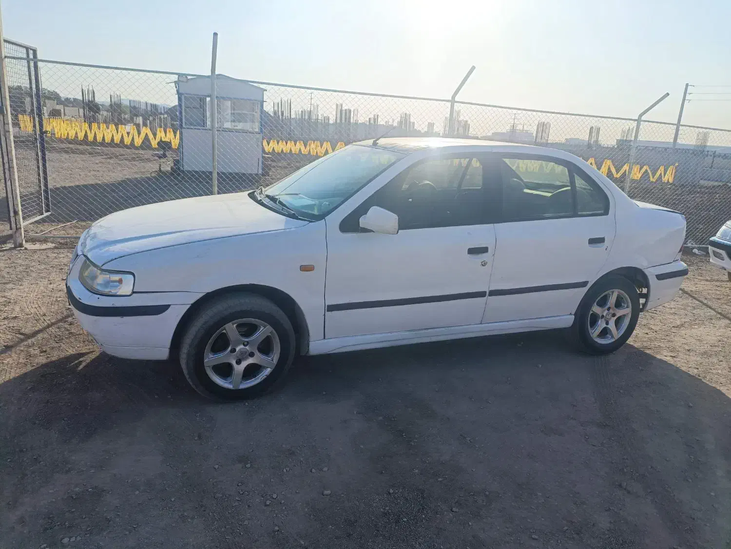 سمند ۸۷ ال ایکی سفید|خودرو سواری و وانت|ساوه, |دیوار