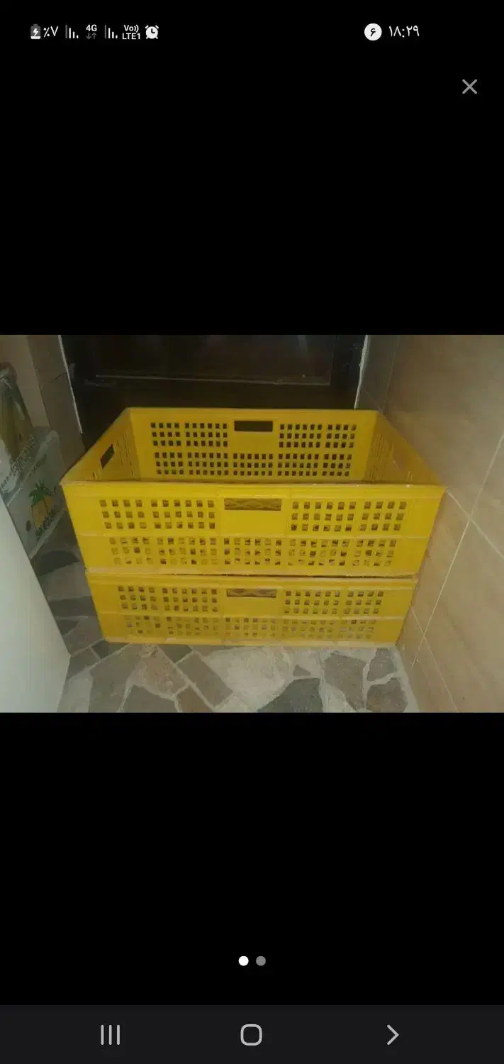 سبد پلاستیکی بزرگ 2 عدد|عمده‌فروشی|یاسوج, |دیوار