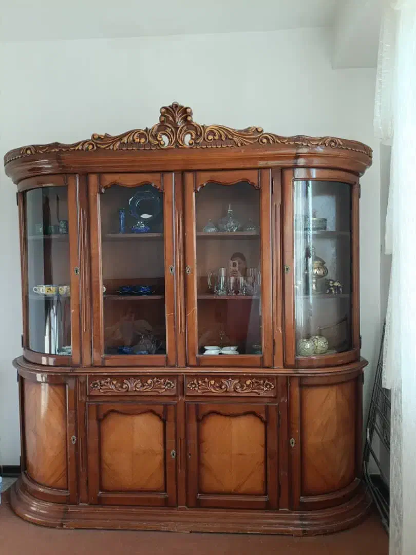 بوفه تمام چوب راش|بوفه، ویترین، کنسول|سهند, |دیوار