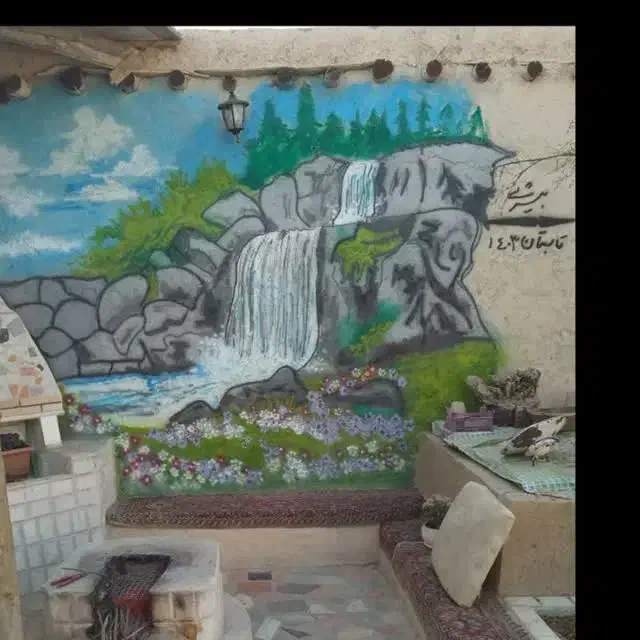 دیوارنویسی ،تابلونویسی،صلوات نویسی ونقاشی|خدمات پیشه و مهارت|خمینی‌شهر, |دیوار