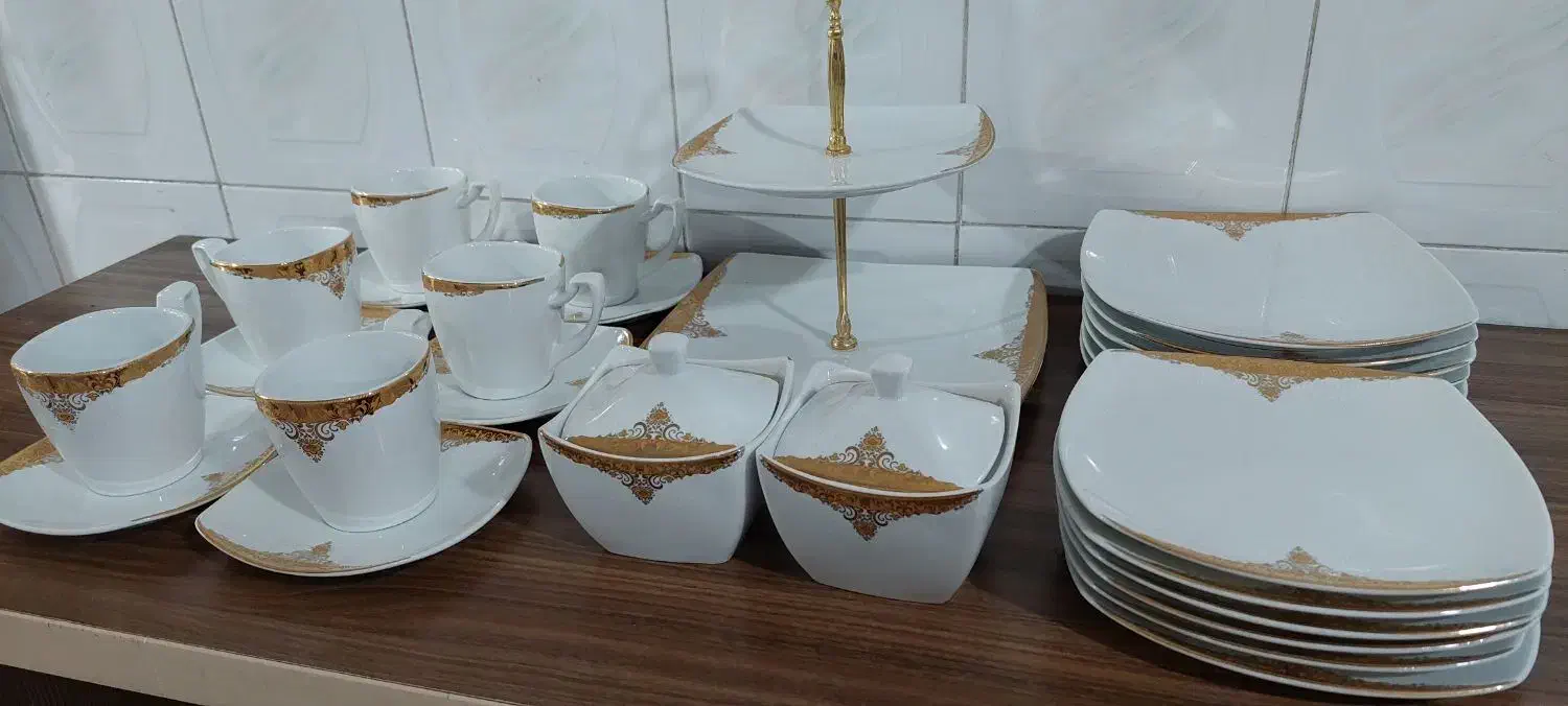 ست پذیرایی چایی خوری و شیربنی خوری ۶نفره|ظروف سرو و پذیرایی|اهواز, شهرک برق|دیوار