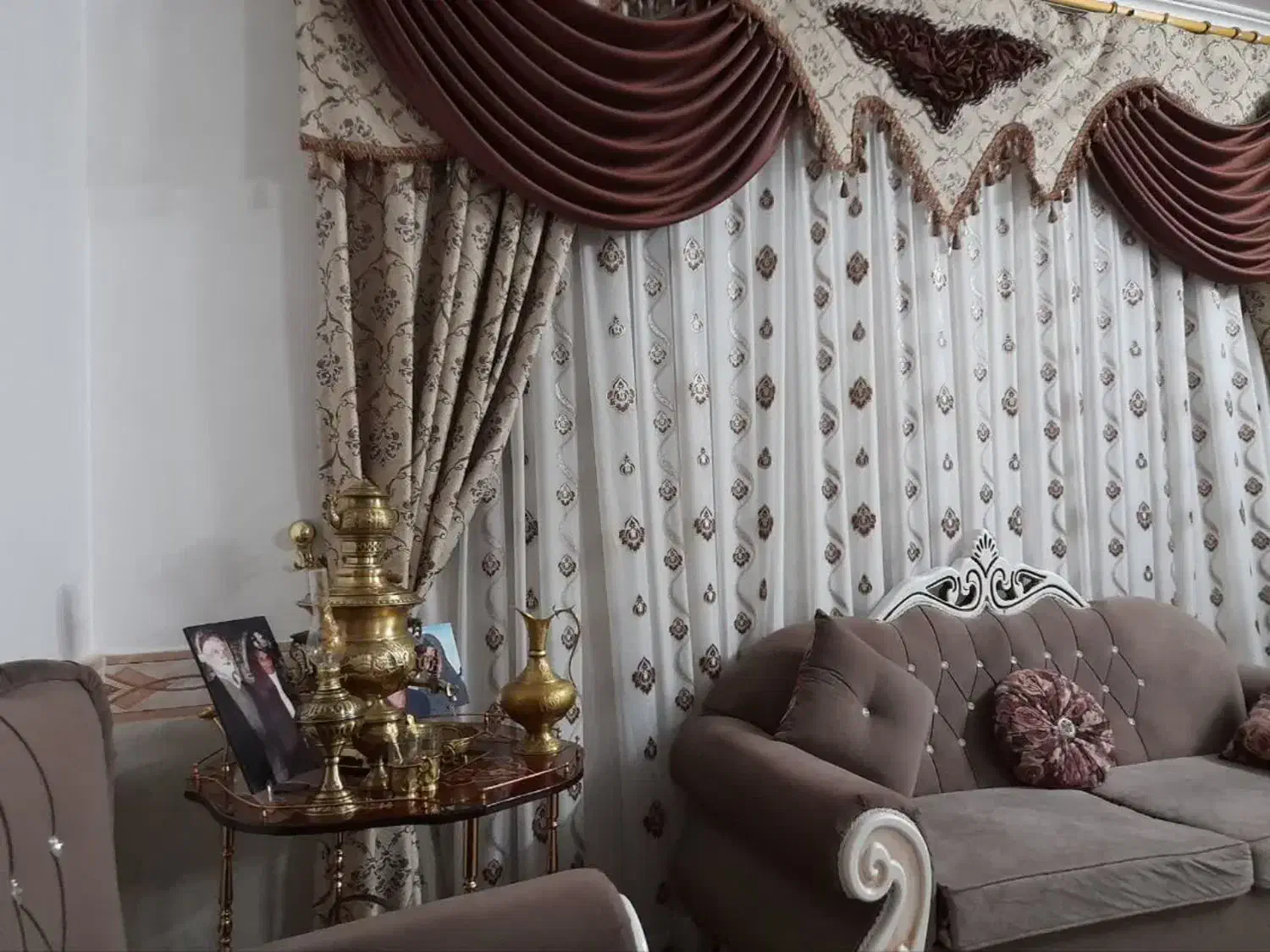 پرده دست دوم سالم|پرده، رانر، رومیزی|بیرجند, |دیوار