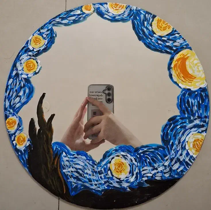 اینه نقاشی شده تک نسخه|آینه|مشهد, آزادشهر|دیوار