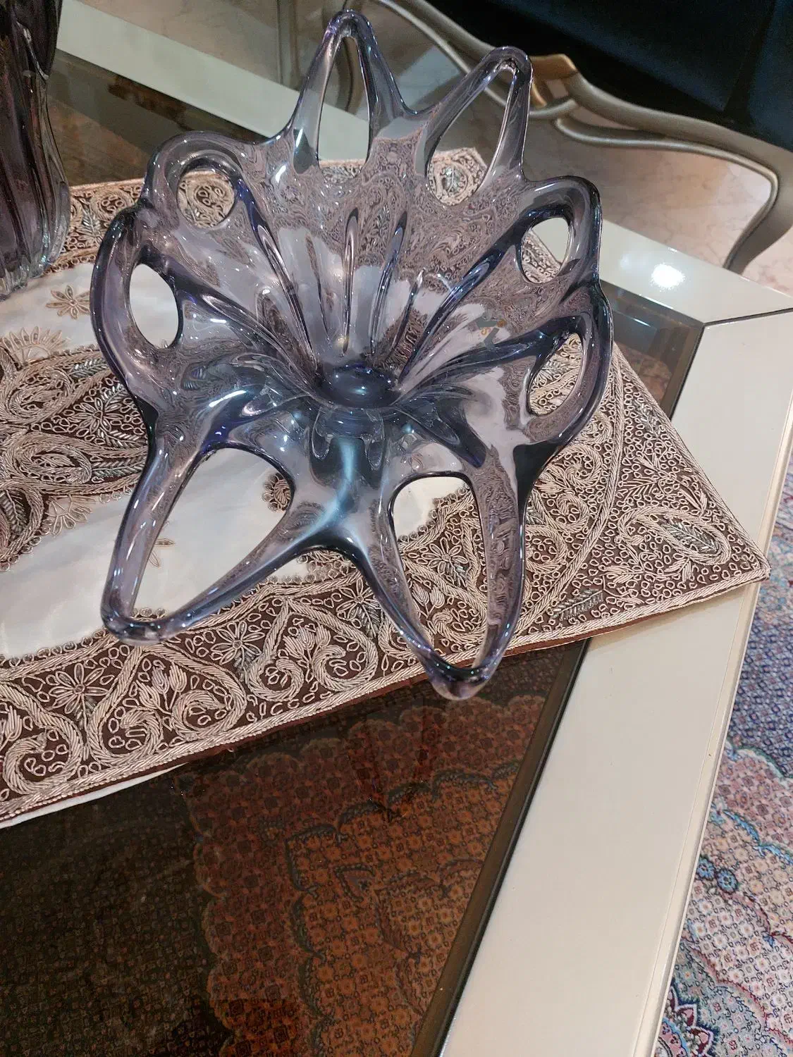 ظروف تزئینی کریستال|صنایع دستی و سایر لوازم تزئینی|تهران, زرکش|دیوار