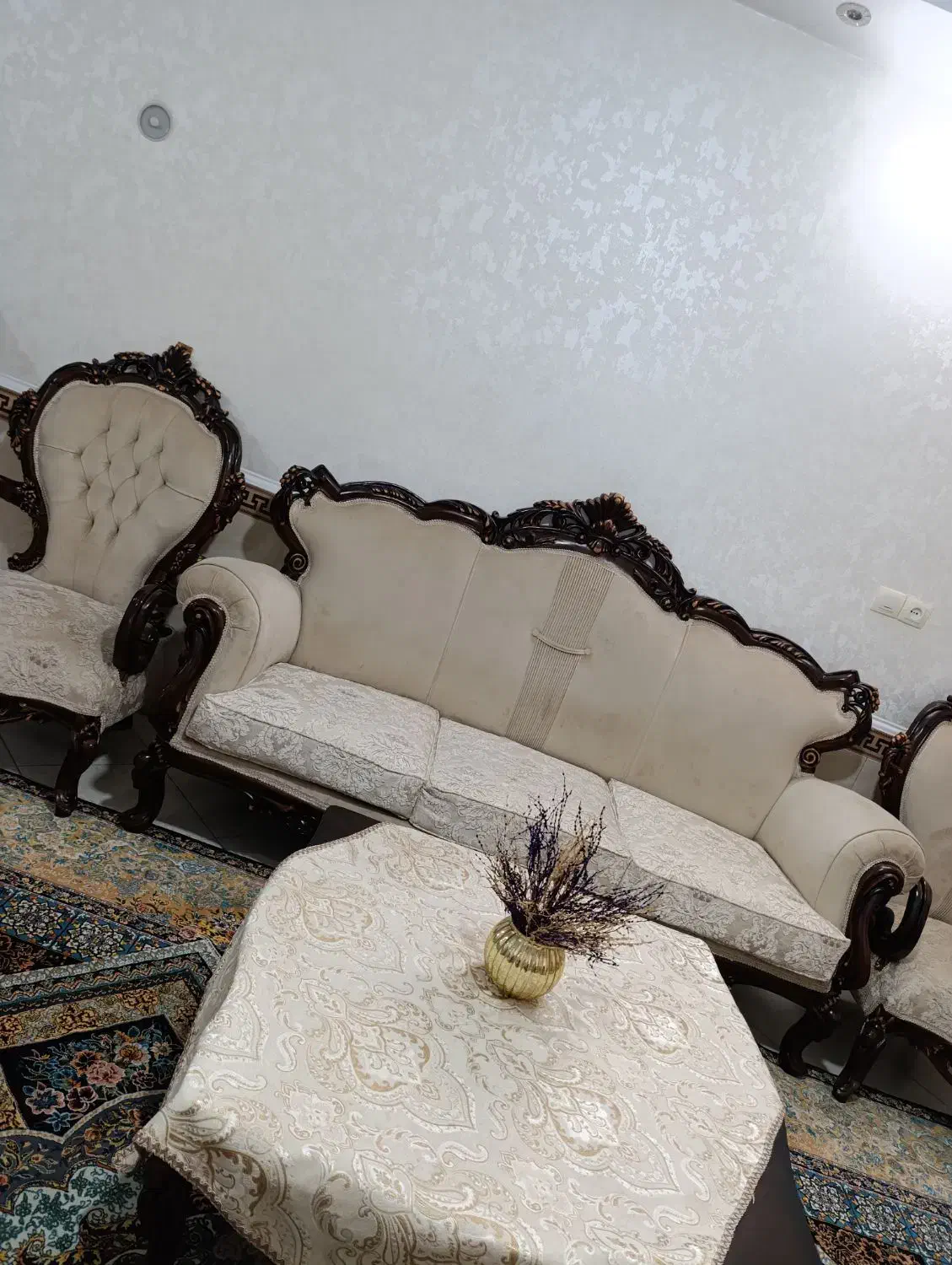 مبل کلاسیک ۷ نفره|مبلمان خانگی و میز عسلی|تهران, شهرک امام خمینی|دیوار