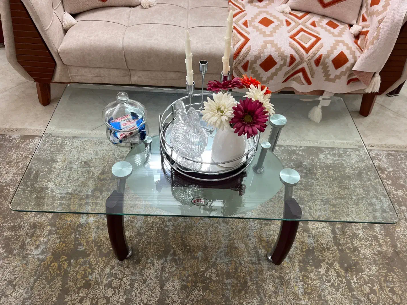 میز جلو مبلی و ۳عسلی ۳میلیون تومان|مبلمان خانگی و میز عسلی|لنگرود, |دیوار