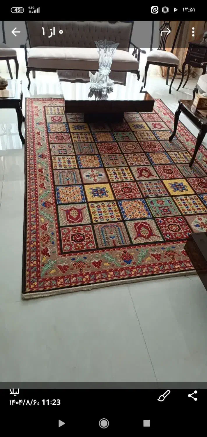 فرش 6متری مدل خشتی|فرش|مشهد, هفت تیر (نه دره)|دیوار