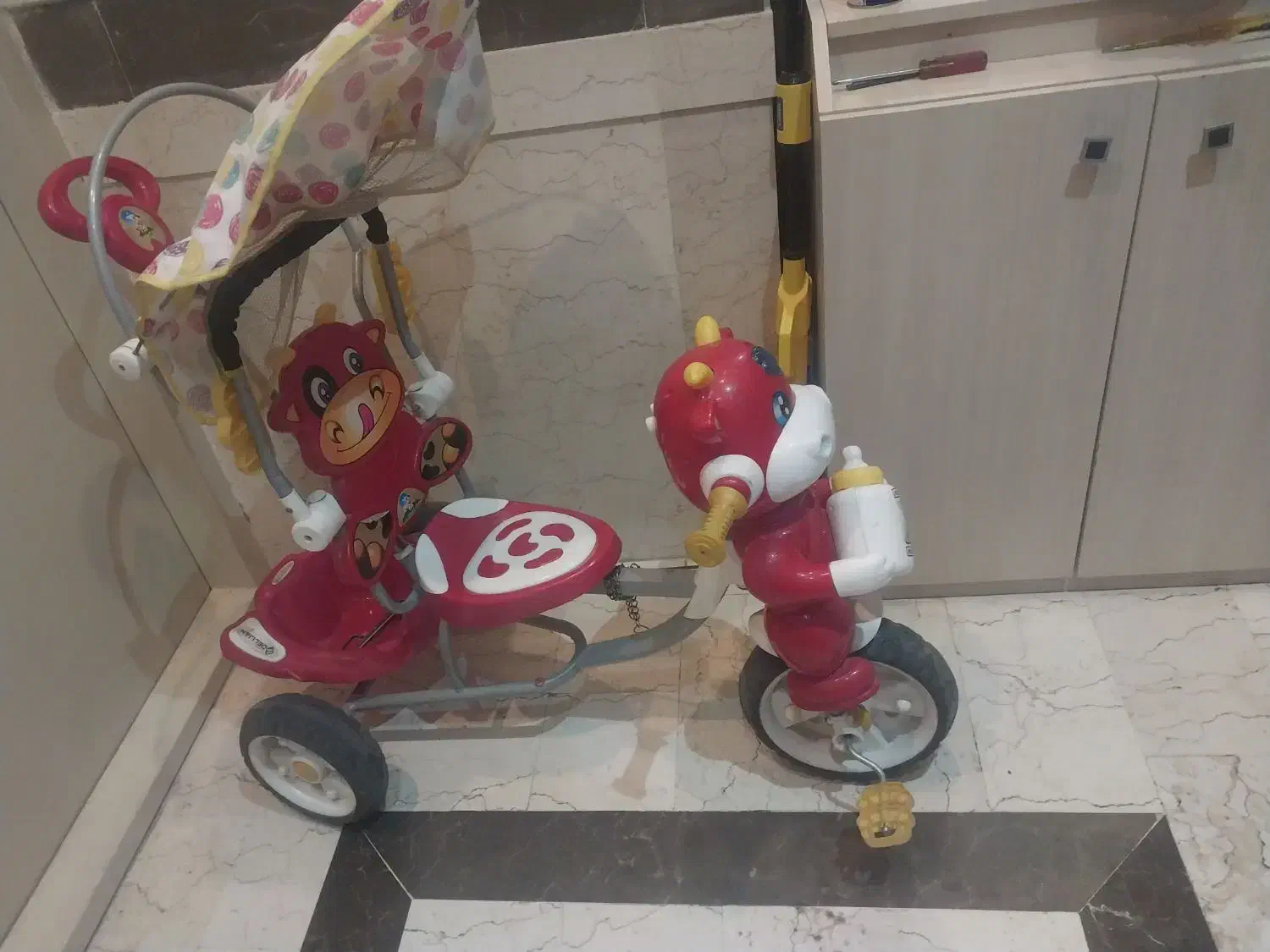 سه چرخه کودک بچه گانه بچگانه موزیکال|دوچرخه، اسکیت، اسکوتر|تهران, نبی اکرم|دیوار