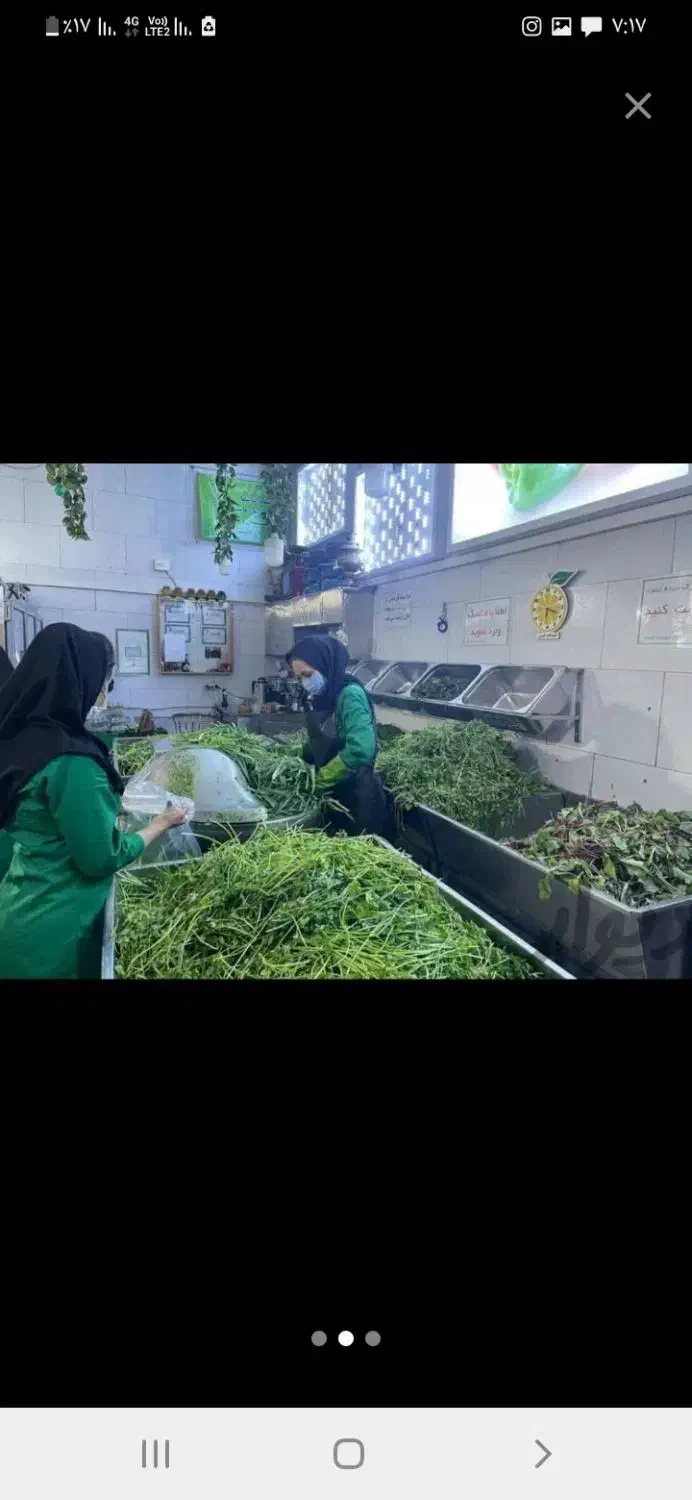 کار در کارگاه سبزی آماده|استخدام خدمات فروشگاه و رستوران|دهگلان, |دیوار