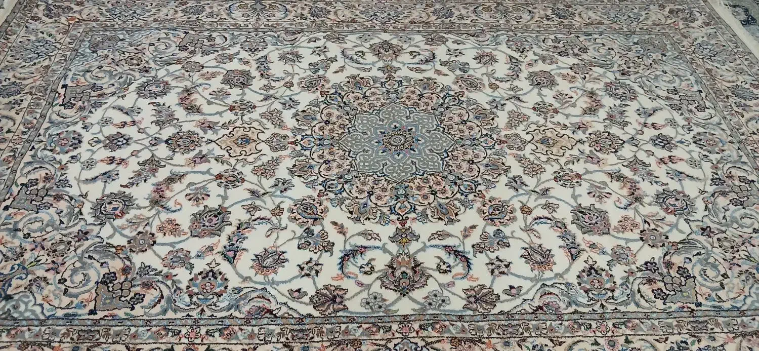 یک جفت فرش دستباف نایینی نو|فرش|اصفهان, فروردین|دیوار